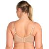 imageHSIA Minimizer Bras for Women Full Coverage Embroidered Bras Plus Size Bra for Heavy Breasts Unlined Bra with UnderwireDark Beige