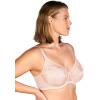 imageHSIA Minimizer Bras for Women Full Coverage Embroidered Bras Plus Size Bra for Heavy Breasts Unlined Bra with UnderwireRose Cloud Light Pink