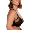 imageHSIA Minimizer Bras for Women Large Bust Full Coverage Lace Plus Size Bra  Mermaid ScalesBlack