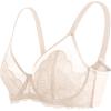 imageHSIA Minimizer Bras for Women Large Bust Full Coverage Lace Plus Size Bra  Mermaid ScalesLight Pink