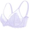 imageHSIA Minimizer Bras for Women Large Bust Full Coverage Lace Plus Size Bra  Mermaid ScalesPurple