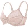imageHSIA Underwire Minimizer Bra Womens Unlined Plus Size Bra Full Bust Sheer Bra Sexy Lace Unpadded Bra 34C44DDD