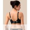 imageHSIA Wireless Tshirt Bras for Women Push Up Seamless Full Coverage Bralette No Wire Everyday Comfort BraBlack