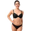 imageHSIA Wireless Tshirt Bras for Women Push Up Seamless Full Coverage Bralette No Wire Everyday Comfort BraLight Black