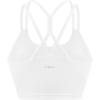imageHSIA Womens Sports Bra Yoga Tank Tops Workout Padded Medium Support Longline Strappy Crisscross BackWhite