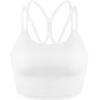 imageHSIA Womens Sports Bra Yoga Tank Tops Workout Padded Medium Support Longline Strappy Crisscross BackWhite