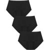 imageHSIA Womens Underwear Bikini Panties Lace Soft Hipster Panty Ladies Stretch Full Briefs 3XLBlackbeige
