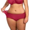 imageHSIA Womens Underwear Bikini Panties Lace Soft Hipster Panty Ladies Stretch Full Briefs 3XLBlackreddust Pink