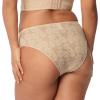 imageHSIA Womens Underwear Bikini Panties Lace Soft Hipster Panty Ladies Stretch Full Briefs 3XLNatural Nudewhite