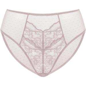 imageHSIA Womens Underwear Bikini Panties Lace Soft Hipster Panty Ladies Stretch Full Briefs 3XLDark Pink