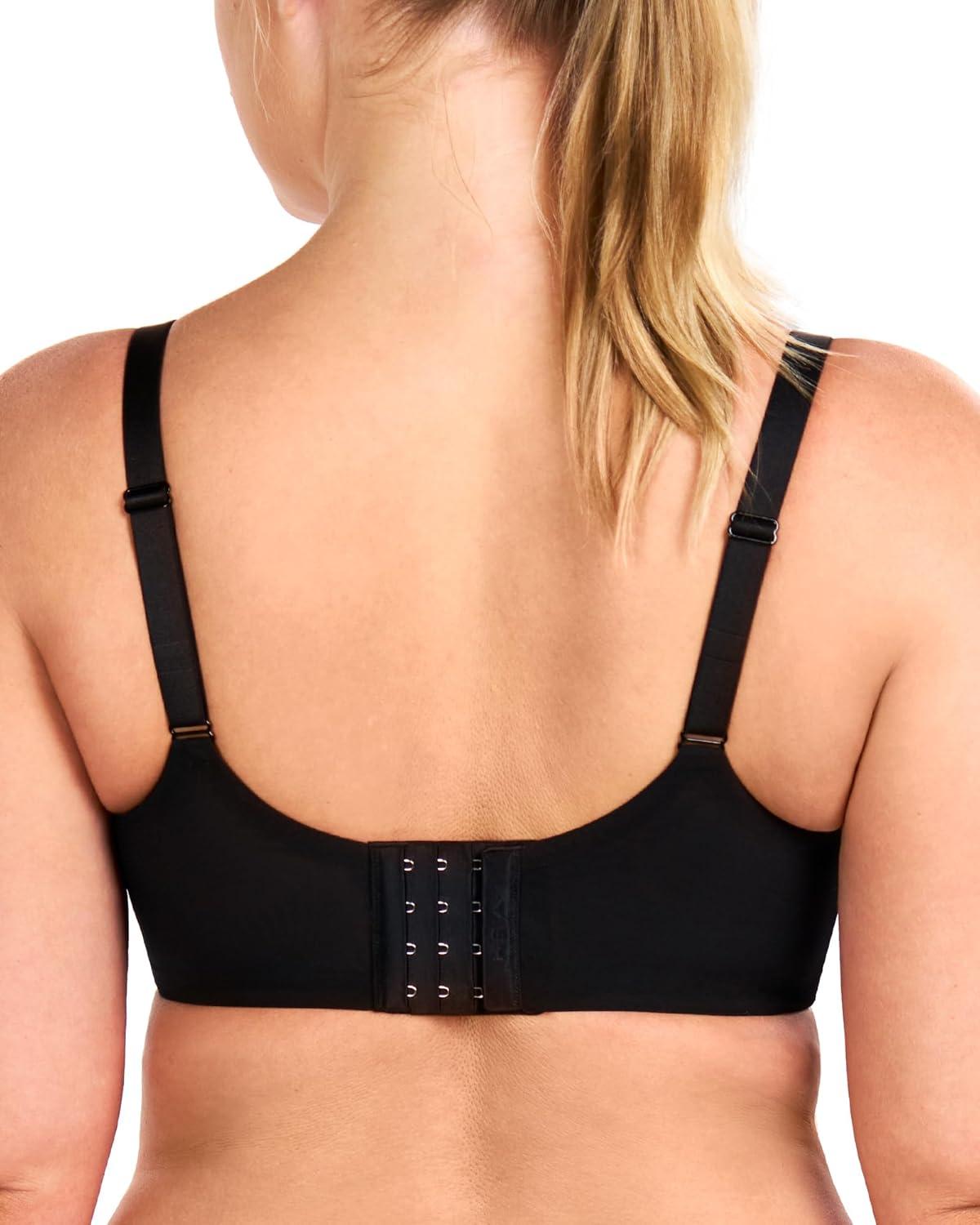 imageHSIA Minimizer Bras for Women Full Coverage Comfort Supportive Bra for Big BustBlack