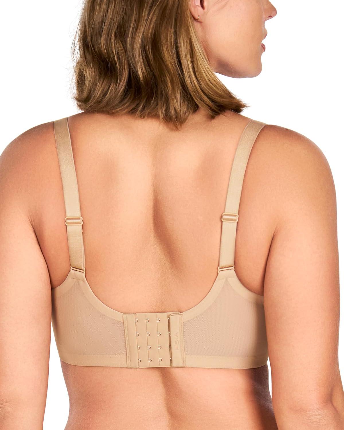 imageHSIA Minimizer Bras for Women Full Coverage Comfort Supportive Bra for Big BustLight Beige