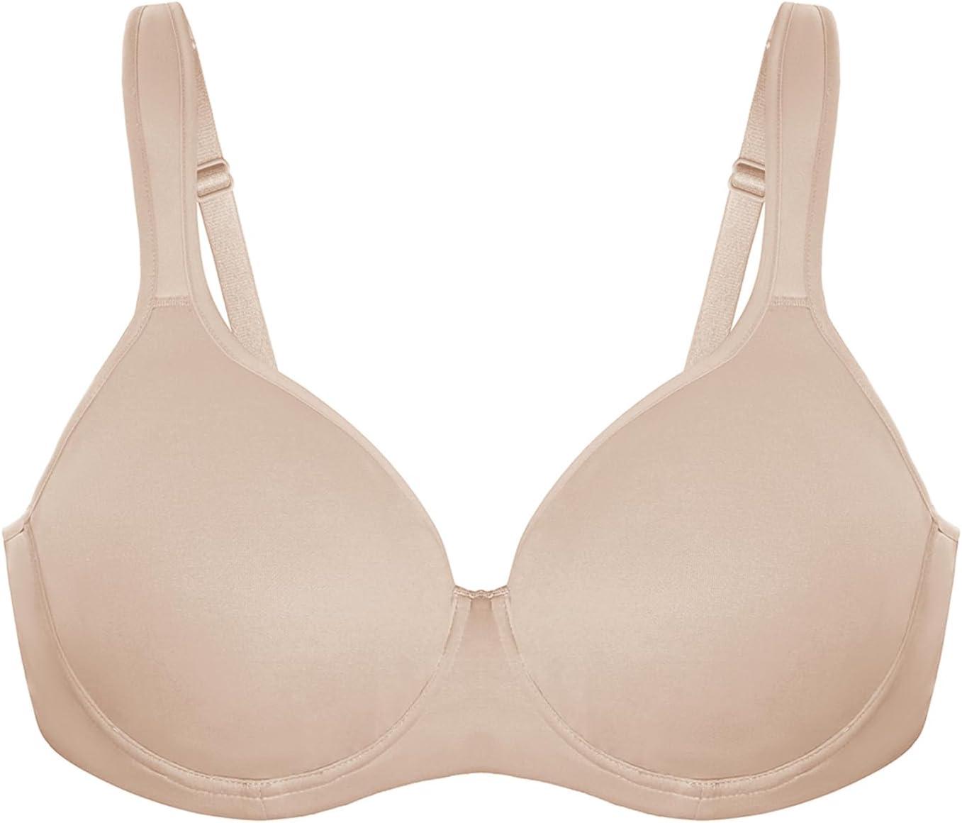 imageHSIA Minimizer Bras for Women Full Coverage Comfort Supportive Bra for Big BustShifting Sand