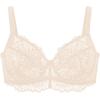 imageHSIA Minimizer Bra for Women  Plus Size Full Coverage Lace Bra with Underwire Non PaddedApricot