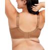 imageHSIA Minimizer Bra for Women  Plus Size Full Coverage Lace Bra with Underwire Non PaddedCoffee