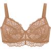 imageHSIA Minimizer Bra for Women  Plus Size Full Coverage Lace Bra with Underwire Non PaddedCoffee