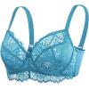 imageHSIA Minimizer Bra for Women  Plus Size Full Coverage Lace Bra with Underwire Non PaddedHorizon Blue
