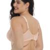 imageHSIA Minimizer Bra for Women  Plus Size Full Coverage Lace Bra with Underwire Non PaddedRose Cloud