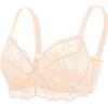 imageHSIA Minimizer Bra for Women  Plus Size Full Coverage Lace Bra with Underwire Non PaddedRose Cloud