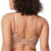 imageHSIA Minimizer Bra for Women  Plus Size Full Coverage Lace Bra with Underwire Non PaddedTaupe Beige