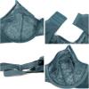imageHSIA Minimizer Bras for Women Enchante Full Coverage Underwire Bras Plus Size Lifting Floral Lace Bra for Heavy BreastBalsam Blue