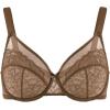 imageHSIA Minimizer Bras for Women Enchante Full Coverage Underwire Bras Plus Size Lifting Floral Lace Bra for Heavy BreastCoffee Brown