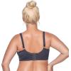 imageHSIA Minimizer Bras for Women Enchante Full Coverage Underwire Bras Plus Size Lifting Floral Lace Bra for Heavy BreastDark Grey