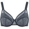 imageHSIA Minimizer Bras for Women Enchante Full Coverage Underwire Bras Plus Size Lifting Floral Lace Bra for Heavy BreastDark Grey