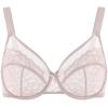 imageHSIA Minimizer Bras for Women Enchante Full Coverage Underwire Bras Plus Size Lifting Floral Lace Bra for Heavy BreastDark Pink