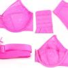 imageHSIA Minimizer Bras for Women Enchante Full Coverage Underwire Bras Plus Size Lifting Floral Lace Bra for Heavy BreastHot Pink