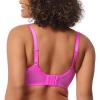 imageHSIA Minimizer Bras for Women Enchante Full Coverage Underwire Bras Plus Size Lifting Floral Lace Bra for Heavy BreastHot Pink