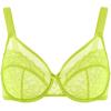 imageHSIA Minimizer Bras for Women Enchante Full Coverage Underwire Bras Plus Size Lifting Floral Lace Bra for Heavy BreastKelly Green