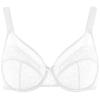 imageHSIA Minimizer Bras for Women Enchante Full Coverage Underwire Bras Plus Size Lifting Floral Lace Bra for Heavy BreastWhite