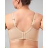 imageHSIA Minimizer Bras for Women Full Coverage Unlined Lace Sexy Plus Size Underwire Bra for Large BreastsApricot
