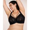 imageHSIA Minimizer Bras for Women Full Coverage Unlined Lace Sexy Plus Size Underwire Bra for Large BreastsBlack