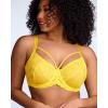 imageHSIA Minimizer Bras for Women Full Coverage Unlined Lace Sexy Plus Size Underwire Bra for Large BreastsBright Yellow