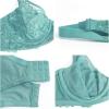 imageHSIA Minimizer Bras for Women Full Coverage Unlined Lace Sexy Plus Size Underwire Bra for Large BreastsDusty Turquoise