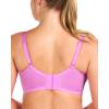 imageHSIA Minimizer Bras for Women Full Coverage Unlined Lace Sexy Plus Size Underwire Bra for Large BreastsPink Purple