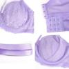 imageHSIA Minimizer Bras for Women Full Coverage Unlined Lace Sexy Plus Size Underwire Bra for Large BreastsPurple