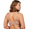imageHSIA Minimizer Bras for Women Full Coverage Unlined Lace Sexy Plus Size Underwire Bra for Large BreastsTaupe Beige