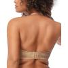 imageHSIA Strapless Bra for Big Bust Women Plus Size Full Coverage Bandeau Fiery Bra AntiSlip Underwire Support for Large BreastLace Natural Nude