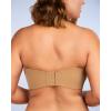 imageHSIA Strapless Bra for Big Bust Women Plus Size Full Coverage Bandeau Fiery Bra AntiSlip Underwire Support for Large BreastMacaroon Brown