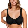 imageHSIA Minimizer Bras for Women Full Coverage Comfort Supportive Bra for Big BustUnlined Black