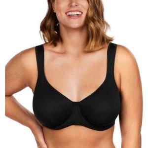 imageHSIA Minimizer Bras for Women Full Coverage Comfort Supportive Bra for Big BustUnlined Black
