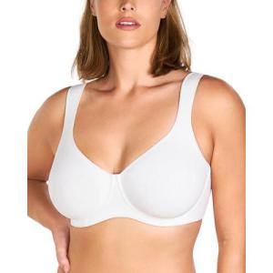 imageHSIA Minimizer Bras for Women Full Coverage Comfort Supportive Bra for Big BustUnlined White