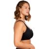 imageHSIA Bras for Women Minimizer Full Coverage Plus Size T Shirt Unlined Underwire Smooth Bra Seamless Cups Joan Ultimate SoftBlack