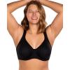 imageHSIA Bras for Women Minimizer Full Coverage Plus Size T Shirt Unlined Underwire Smooth Bra Seamless Cups Joan Ultimate SoftBlack