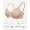 imageHSIA Bras for Women Minimizer Full Coverage Plus Size T Shirt Unlined Underwire Smooth Bra Seamless Cups Joan Ultimate SoftShifting Sand