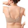 imageHSIA Bras for Women Minimizer Full Coverage Plus Size T Shirt Unlined Underwire Smooth Bra Seamless Cups Joan Ultimate SoftShifting Sand