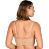 imageHSIA Longline Strapless Bra for Women AntiSlip Support Corset for Large Bust Convertible Bustier Bandeau for Big BreastsWarm Beige